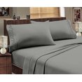 thumbnail image 1 of Hôtel Luxueux, 1800 Series, Ensemble de Draps 3 Mcx Branche (Simple, Gris), 1 of 1