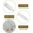 thumbnail image 3 of uxcell 4Pcs Stainless Steel Mini Espresso Spoon 5 Inch Coffee Spoon Dessert Spoons Mini Stirring Spoons Ice Tea Spoons for Coffee Ice Cream Tea Sugar, Silver, 3 of 7
