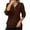 t-654Brown1, variant on MEZZALL Women Solid Color Daily Stand Collar Half Zip Long Sleeve Athletic Sweatshirt O-Neck Pullover With Pockets Casual Light Exercise Winter Trendy Fall Tops