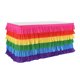 thumbnail image 3 of Falda De Mesa Rainbow Tulle Baby Shower Tutu Decoraciones De Manteles 1.83m Sunnimix Falda de vajilla de tul con volantes, 3 of 8