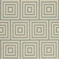 thumbnail image 6 of SAFAVIEH Outdoor LND173L Linden Collection Cream / Aqua Rug, 6 of 7