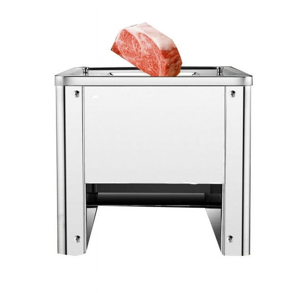 Meat Cutting Machine Electric Commercial Meat Slicer with Stainless Steel Blade 2.5mm Meat Slicing Machine 110V 850W