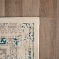 thumbnail image 3 of Balta US, Inc Shahira Vintage Border Indoor/Outdoor Area Rug Teal 5'3" x 7' 5' x 8', 8' Runner White, Teal, Off-White, 3 of 5
