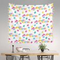 thumbnail image 2 of Pofeuu Happy Easter Print Wall Tapestry Decoration Wall Hanging Tapestry 60 x 51 Inch, 2 of 6