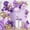 Purple, variant on 156Pcs Boho Blush Pink Balloons Arch Garland Kit, Retro Dusty Pink Mother's Day Balloons Nude Rose Gold Confetti for Girls Baby Shower Weddings Birthday Bachelorette Party Decorations