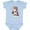 AE-Light Blue, variant on Inktastic Super Unicorn Boys or Girls Baby Bodysuit
