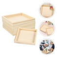 thumbnail image 5 of Milisten 5Pcs Wooden Nested Serving Trays Square Shape Puzzle Toy Trays Practical Blocks Storage Trays, 5 of 5