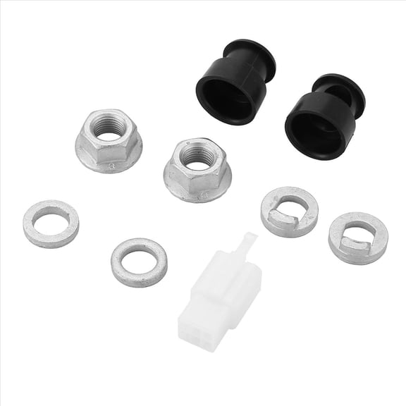 E-Bike Electric Bicycle Hub Motor Axle Front Lock Nut /Lock Washer /Spacer /Nut Cover with 12mm Shaft