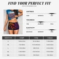 thumbnail image 5 of Rateoe A Bright Abstract Printed Power Workout Shorts for Women Tummy Control Squat Proof Ribbed Thick Seamless Scrunch Active Short-XX-Large, 5 of 8