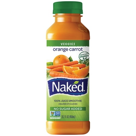Naked Orange Carrot Juice Smoothie, 15.2 Fl. Oz. - Walmart.com