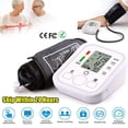 thumbnail image 5 of Monitor de presión arterial automático digital para el hogar con brazalete grande para la parte superior del brazo para medir la frecuencia cardíaca, regalos ISW, 5 of 5