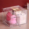 thumbnail image 2 of Contenedores de maquillaje multifunción, soporte para esponjas de maquillaje, organizador de almacenamiento para encimera de tocador., 2 of 4
