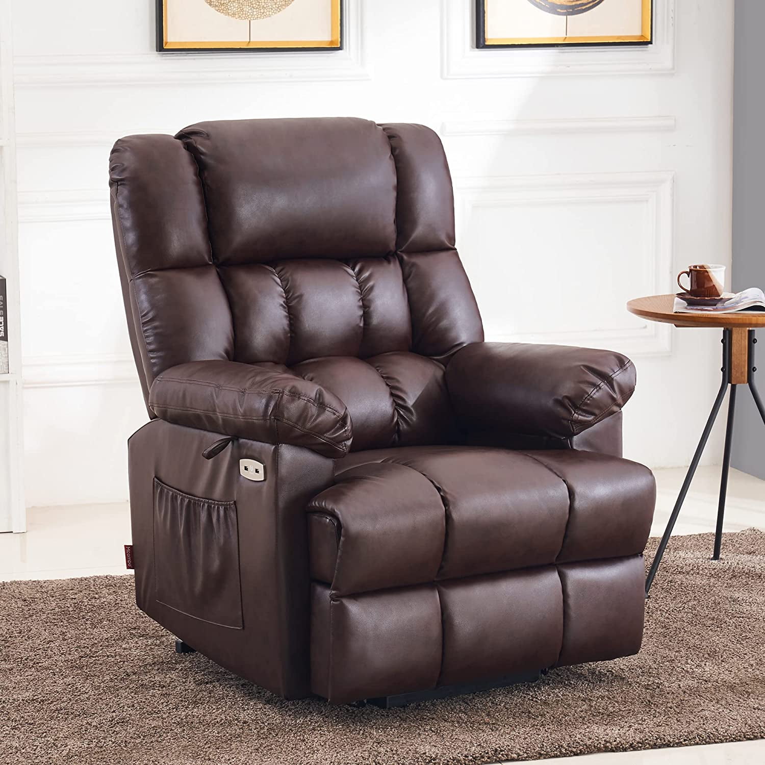 Electric Power Lift Recliner Chair with Massage and Heat