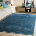 thumbnail image 2 of SAFAVIEH Penelope Willis Striped Shag Area Rug, Navy/Ivory, 9' x 12', 2 of 8