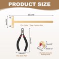thumbnail image 2 of Uxcell Archery Bow Square for Recurve Compound Bowstring Archery Kit Yellow/Black, 2 of 7