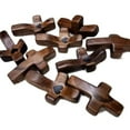 thumbnail image 4 of Tactile Intelligence & Fidget Toy For Stress Relief Premium Thumb Cross Design, Handheld Walnut Wooden Church Easter Handle Piece With Smooth Finish Minimalist, 4 of 6