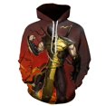 thumbnail image 3 of Sudadera con capucha con estampado 3D del juego Mortal Kombat para adolescentes, sudaderas informales de gran tamaño para hombre, sudaderas para hombres, 3 of 4