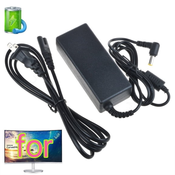 14V Charger Compatible with Samsung 27Inch Curved Monitor C27F591 IT LC27F591FDNXZA