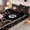 thumbnail image 2 of Erosebridal 8 Ball Zipper Twin Comforter Sets, Black White Leopard Front, Black Reversible Back, 2 of 7