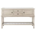 thumbnail image 2 of SAFAVIEH Tate Amish Greige Wood Console Table with Drawer (47.3 in. W x 13 in. D x 29.5 in. H), 2 of 14