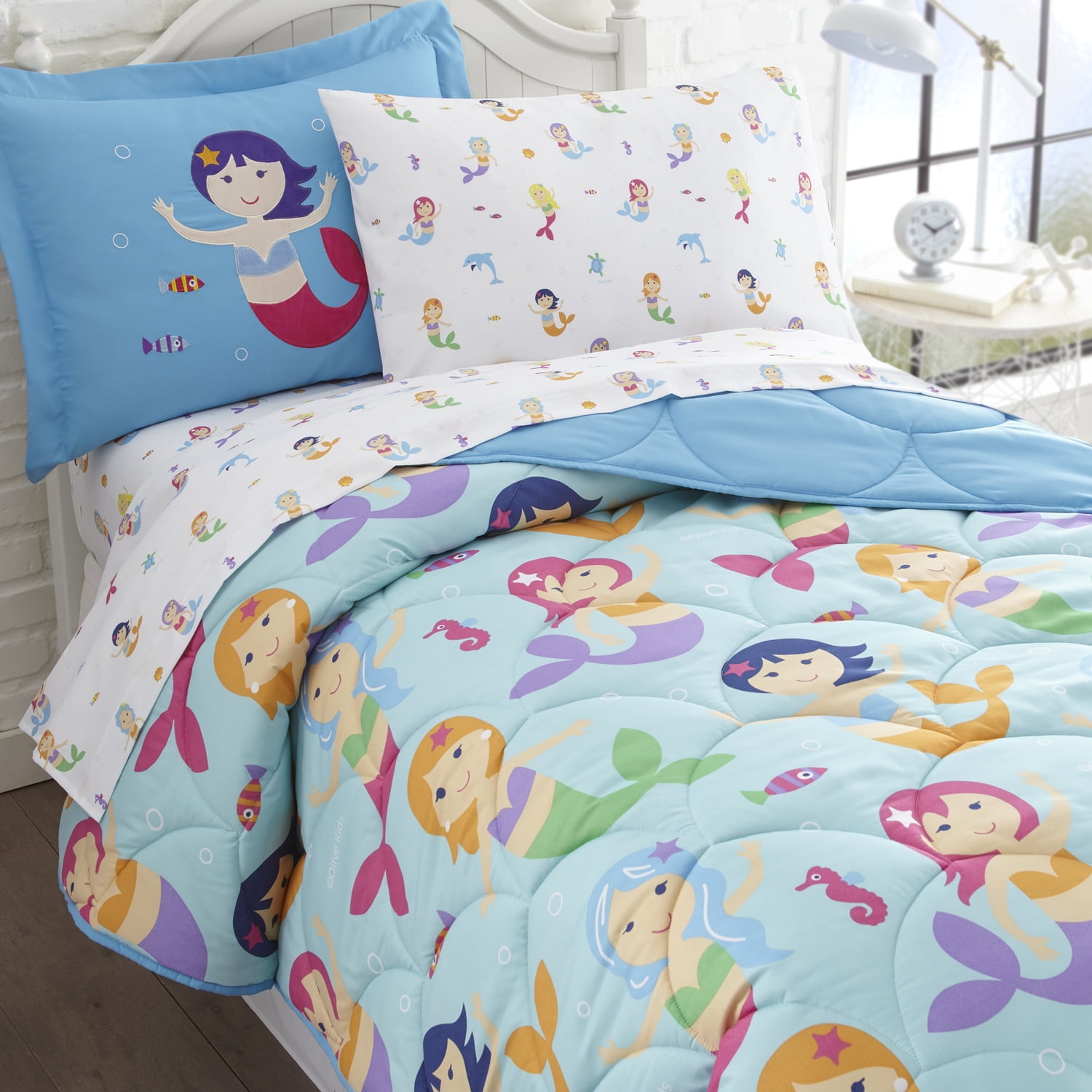 mermaid comforter set twin