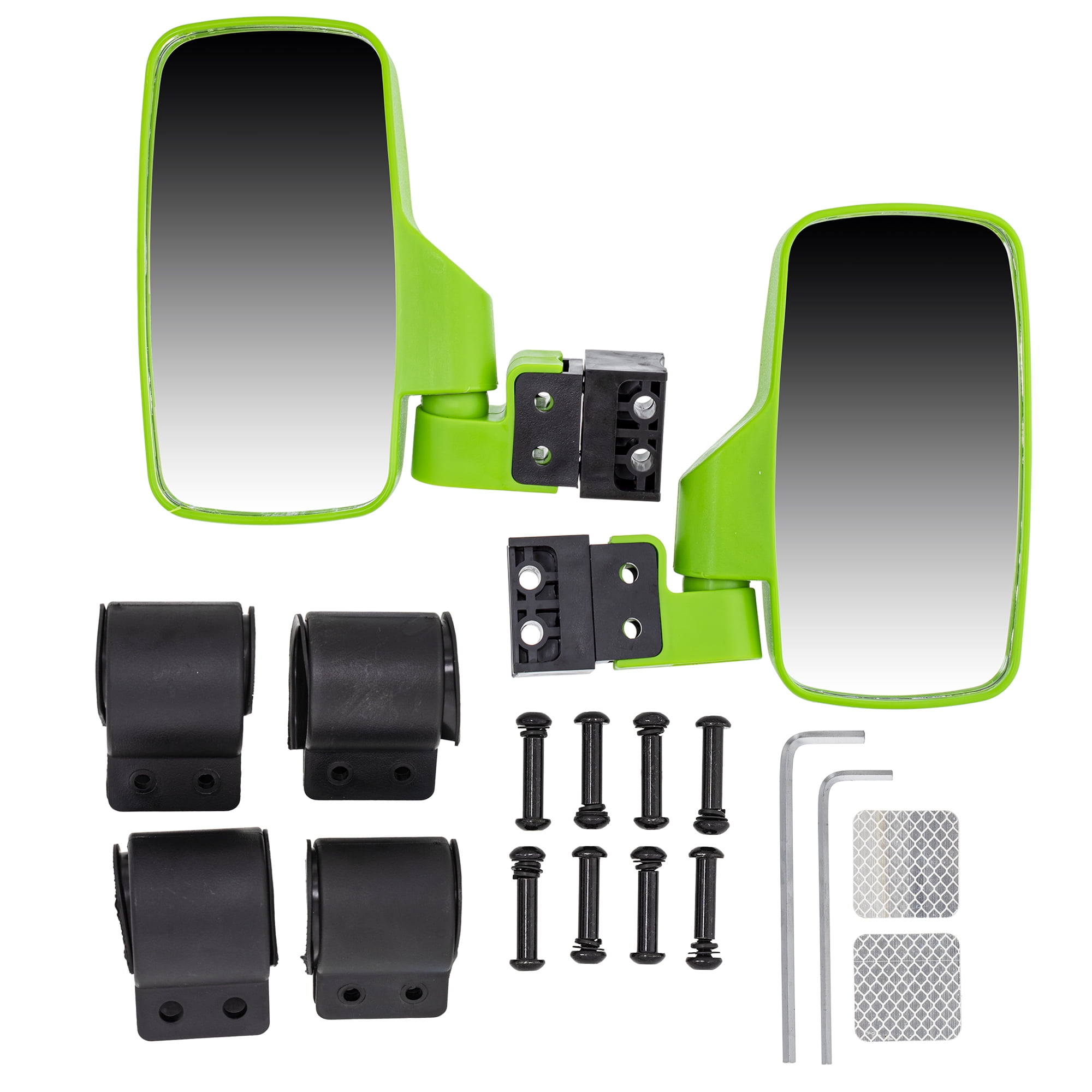 Niche Green Breakaway Mirror Combo for Offroad UTV 1.75 inch Roll Cage UTV MK1001408
