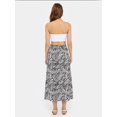 thumbnail image 4 of Floral High Waist Buttoned Maxi Skirt, 4 of 5