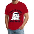 thumbnail image 3 of Men Retro Halloween Costume Short Sleeve Tee, This is Some Boo Sheet Funny Ghost Graphic Casual T Shirts Party Favor for Men, 3 of 4