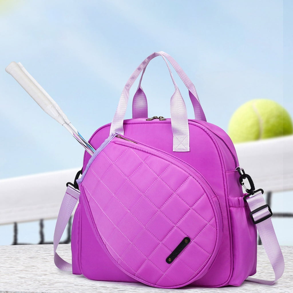 Multipurpose Tennis Racket Bag Adjustable Removable Strap for Athletic Equipment