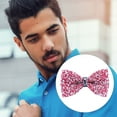 thumbnail image 3 of Sonducket Lazos de diamantes de imitación, lazos de cristal, nudo de mariposa brillante, pajarita festiva para novio, fiesta para hombres, boda Accesorios de disfraces nueve, 3 of 6