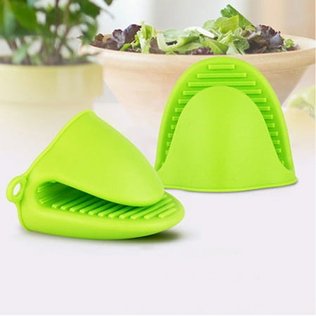 

SPRING PARK 1Pc Oven Mitts Silicone Heat Insulation Silicone Oven Gloves Cooking Mitts Pinch Grips Kitchen Heat Resistant Gloves