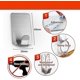 thumbnail image 2 of Gancho adhesivo de 8 Uds para bata, toallero para ropa, ganchos autoadhesivos, toallero de acero inoxidable, gancho de pared para Baño, 2 of 5