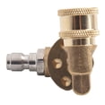thumbnail image 3 of Swivel Brass Coupler Attachment Copper Joint Conversion Head 1/4 Inch Quick Connection Adaptor for Pressure Washer Nozzles, 3 of 8