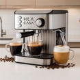 thumbnail image 1 of Cafetera Electrica 15 Bar Expresso Capuchino 1 taza Ola Casa OC-MCPEC, 1 of 8