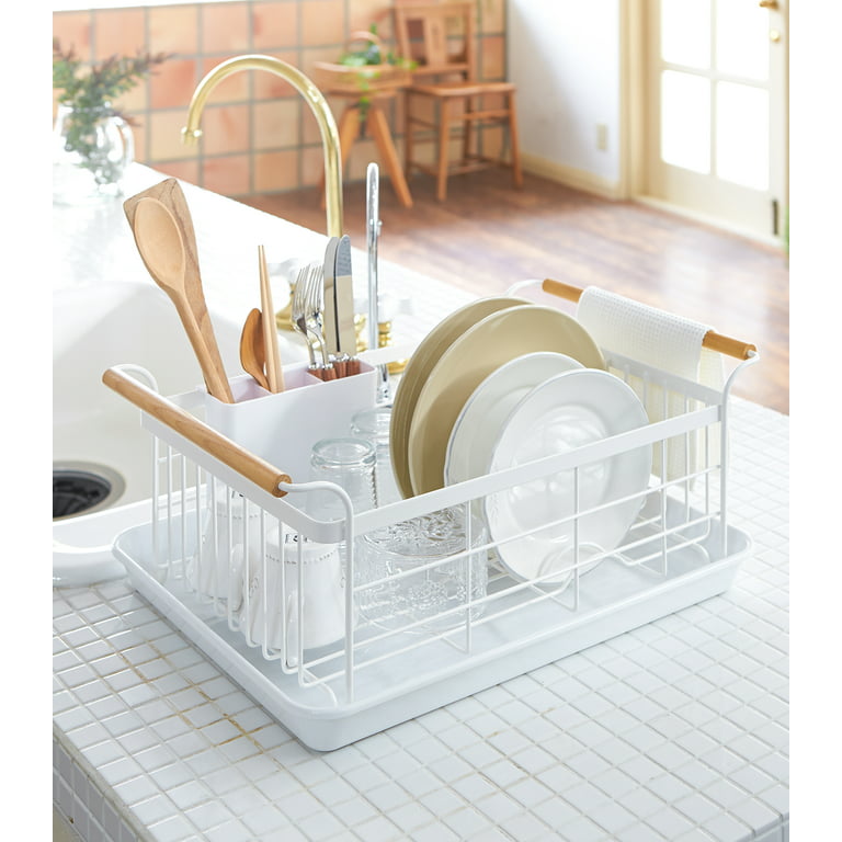 Yamazaki Home Dish Drainer Tray - White