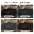 thumbnail image 7 of ODIKA 8'x10' Washable Area Rug Non-Slip Chair-Friendly Mat Gothic Goth Academia Vintage Moth Motif Border Traction Boho Flowing Dynamic for Dining Room, Large Office, Lounge, 7 of 7