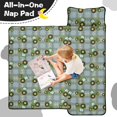 thumbnail image 4 of Tractor and Tractors Blue Pattern Teens Toddler Nap Mat with Pillow, Sleeping Mat Bag for Preschool Daycare 59"x22", 4 of 6