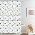 thumbnail image 2 of ITY International - Rideau de Douche en Polyester, 71 x 71 Po, Motif Étoiles de Mer, 2 of 2