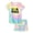 Swirl - Good Vibes, variant on Beezizac Trendy Tie Dye Blue Swirl Pajamas for Big/Teen Girls 2-Piece Soft Tee & Shorts PJ Jammies Set Size 10