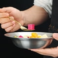 thumbnail image 6 of FESTFENDS Bowl Plates Stainless Noodles Bowl Machine Washable 1Pcs, 6 of 8