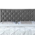 thumbnail image 4 of AC Pacific Modern Chic Polyester Gray Tufted Eastern King Platform Bed, 4 of 6