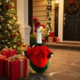 thumbnail image 5 of Sruoe Christmas Porch Goose Outfits, 23" Porch Goose Clothes for Lawn Yard and Patio Decoration, Lawn Goose Clothing for Cement Goose Lawn Goose Outfit, Garden Goose Costume, 5 of 9
