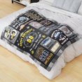 thumbnail image 4 of LHSHID Birthday Gifts for Men Dad Blanket for Gifts Best Dad Ever Gifts Ultra Soft Throw Blanket Fluffy Blanket Flannel Blanket Fuzzy Blanket for Couch Bed Indoor Outdoor 40"x50", 4 of 7
