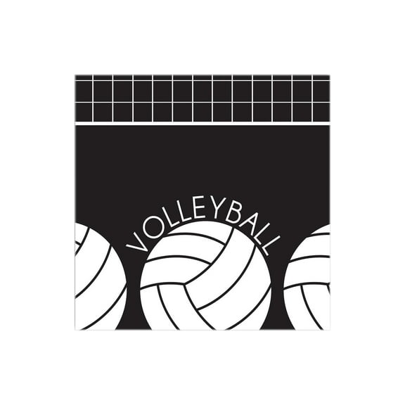 Volleyball White Net Volleyballs 12 x 12 Wood Wall Sign Plaque