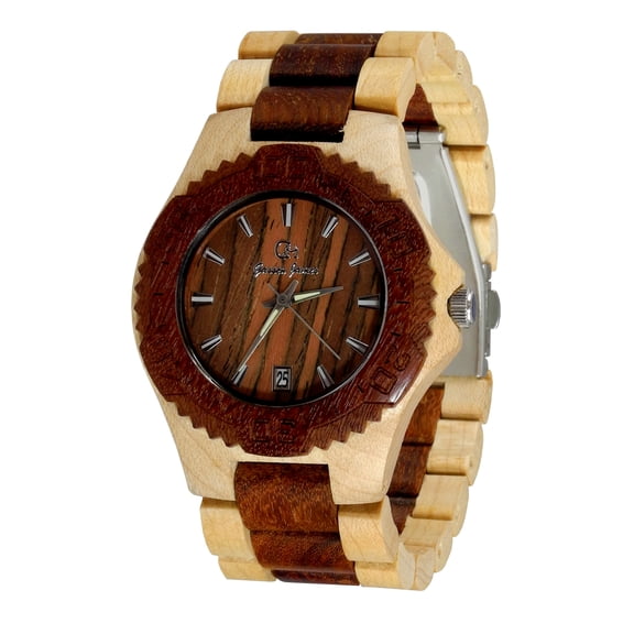 Wooden watch-Wood watch-Handmade wood watch- Wood craft- Wood art -wedding -Anniversary gift - Men's watch- Women's watch - Unisex watch- Personal Message Laser Engraving - Gamma II Series 2