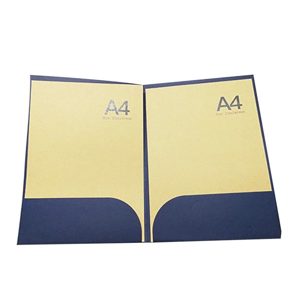 HIBRO Paper File Folder Lshaped File Cover Student Stationery Color A4