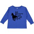 thumbnail image 3 of Inktastic Live Like Someone Left the Gate Open Horse Silhouette Boys or Girls Long Sleeve Toddler T-Shirt, 3 of 5