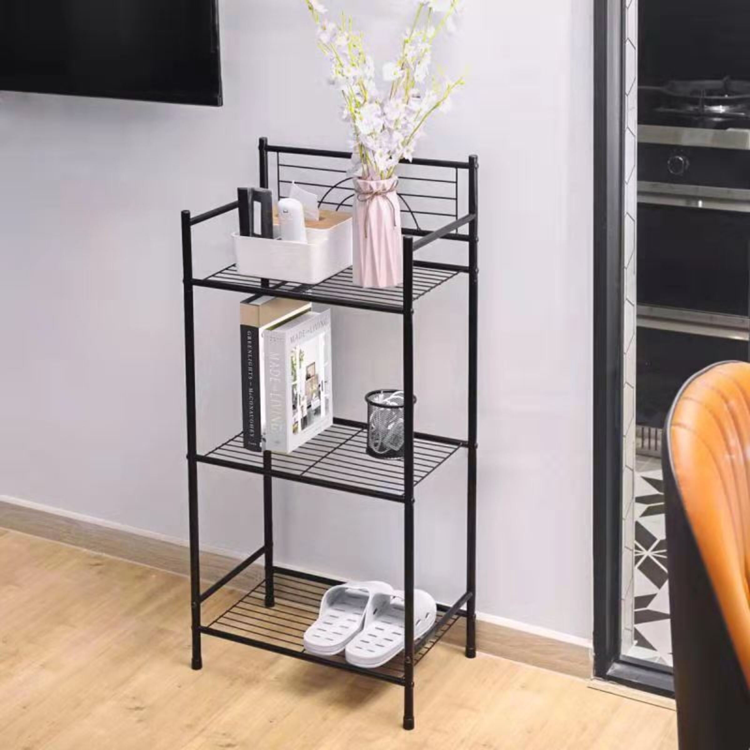 Upvoted 3Tier Free Standing Wire Rack Heavy Duty Metal Shelving