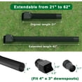 thumbnail image 6 of 2xRain Gutter Downspout Extensions (Fit 4" x 3" downspouts), 6 of 7