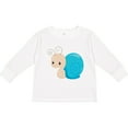 thumbnail image 3 of Inktastic Adorable Blue Snail Boys or Girls Long Sleeve Toddler T-Shirt, 3 of 5